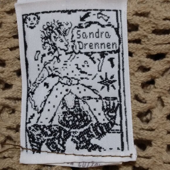 Boho Knit Maxi Cardigan Women’s Beige Duster Sweater L Festival Layering Chic - Picture 14 of 15